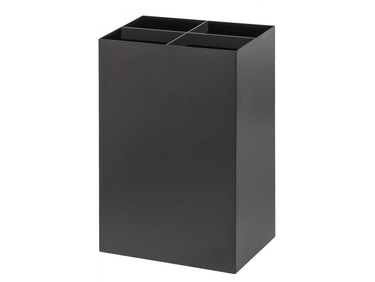 SCHIRMSTÄNDER Smart schwarz 23/36/12 cm für bis zu 8 Schirme - Schwarz, Metall (23/36/12cm) - Yamazaki