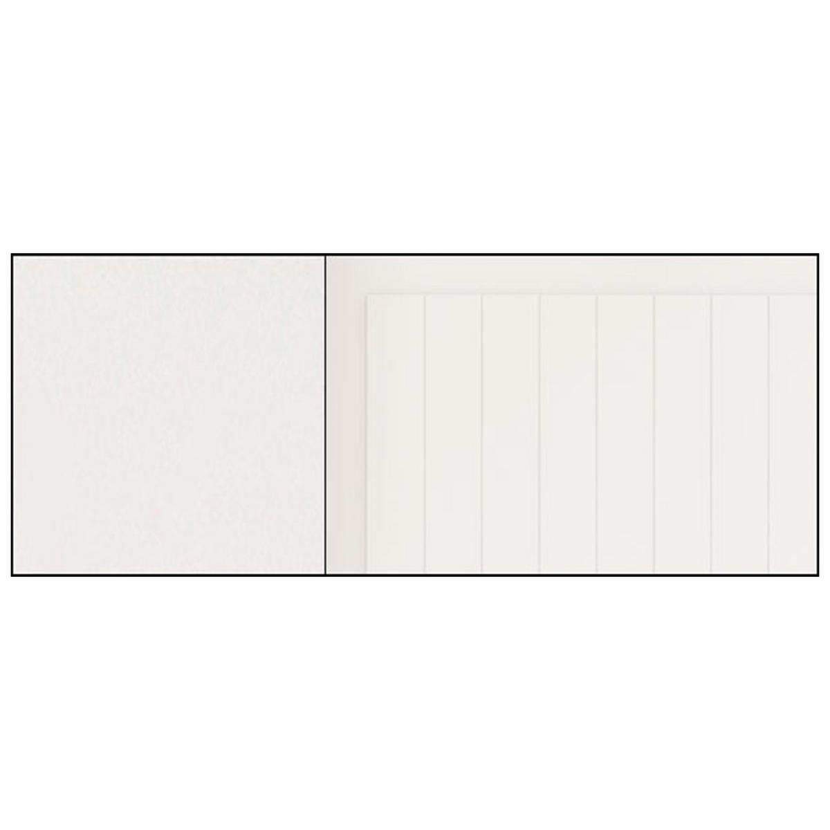 KÜCHENLEERBLOCK Livorno weiß matt / verkehrsweiß matt RAL 9016 (K5) 12-teilig - Weiß, Holzwerkstoff/Metall (410/243/59cm) - Feldmann-Wohnen