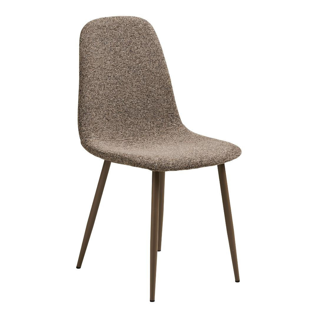 ESSZIMMERSTUHL, Ada, Braun, Polyester, 54 x 44 x 88 cm - Braun, Textil (54/88/44cm) - ebuy24