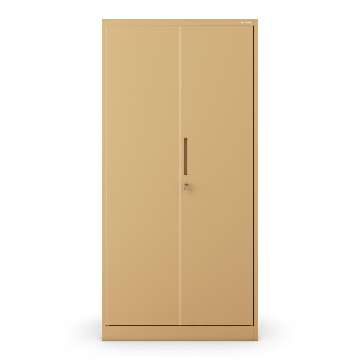 MEHRZWECKSCHRANK DAWID - Beige, Metall (90/185/45cm) - Jan Nowak