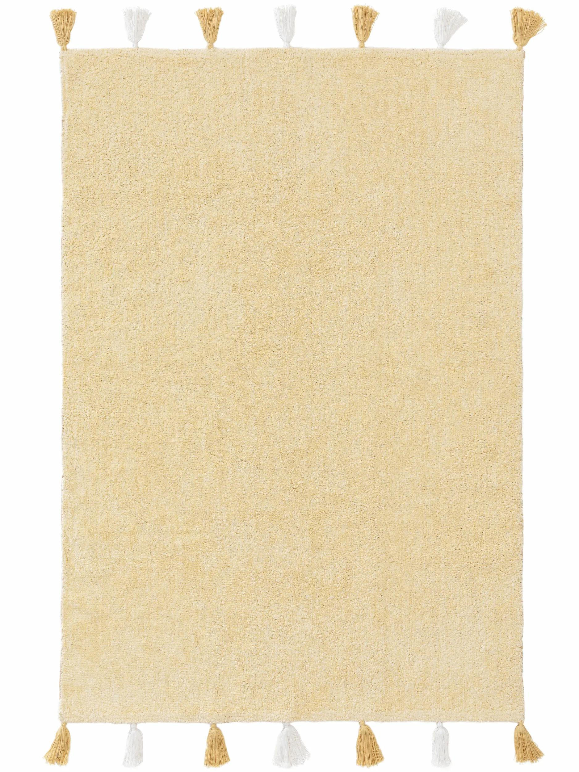 KINDERTEPPICH waschbar Malu Gelb 80x120 cm - Gelb, Naturmaterialien/Textil (80/120cm) - Lytte