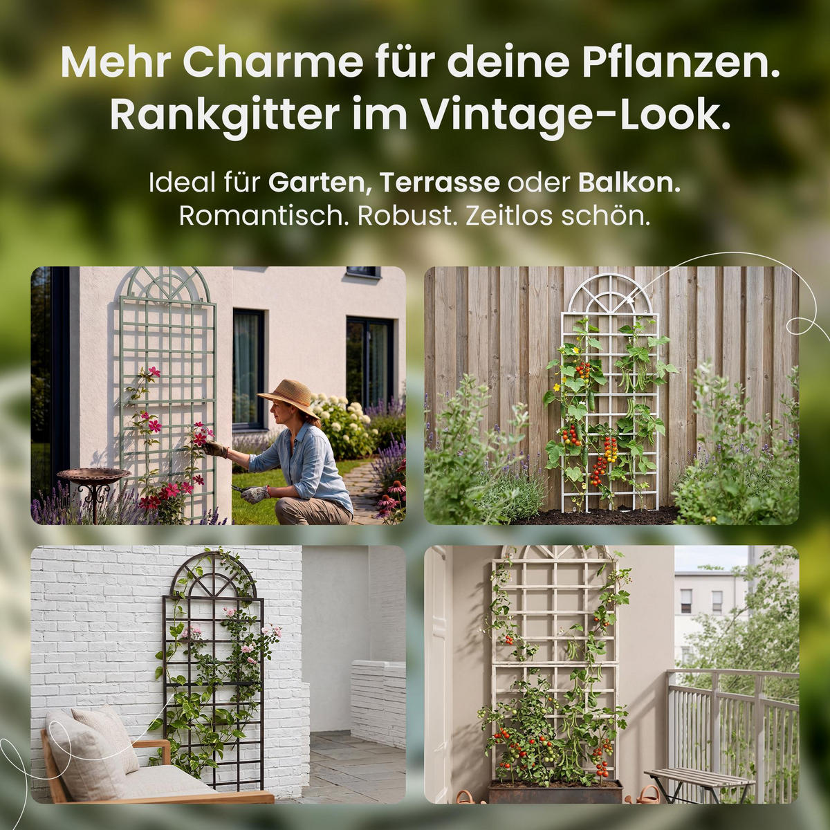 RANKGITTER Metall Bronze - Bronzefarben, Metall (70/180/1cm) - CLP