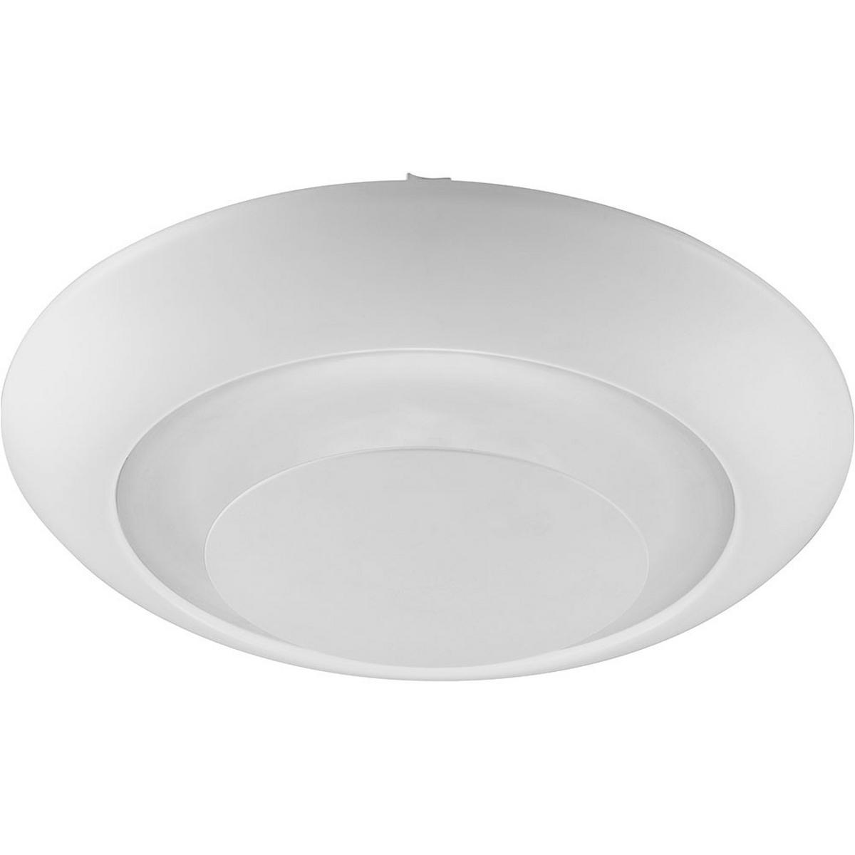LED DECKENLEUCHTE FERAH Weiß - Weiß, Metall (50/50/11cm) - Globo Lighting