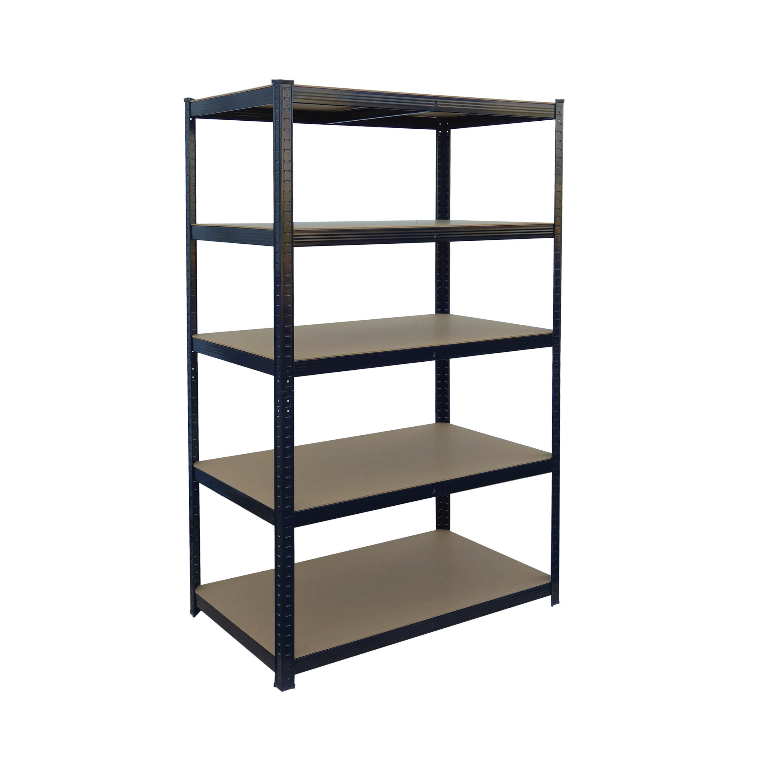 SCHWERLASTREGAL - Multicolor, Holzwerkstoff/Kunststoff (100/200/60cm) - Relaxdays