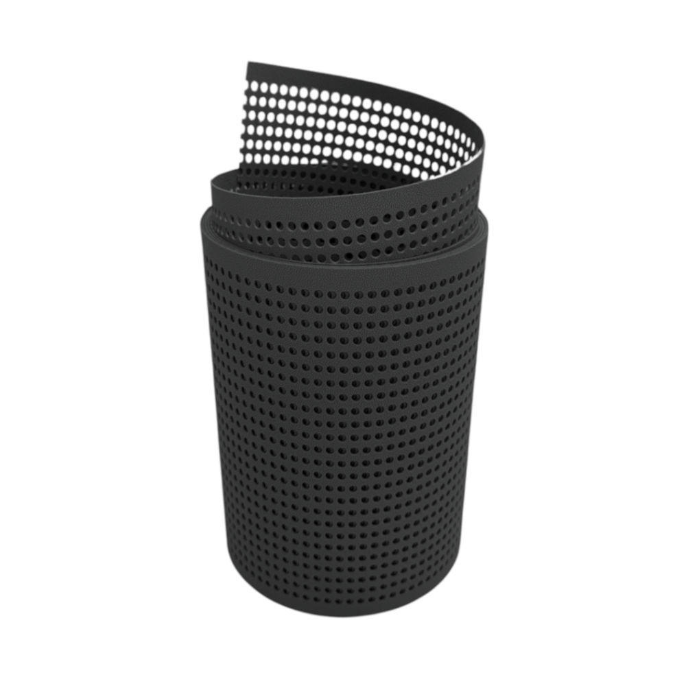 SICHTSCHUTZSTREIFEN PP Premium Gelocht 30 Prozent Streifen Anthrazit 2,55m - Anthrazit, Kunststoff (255/19cm) - ZAUN|ZU