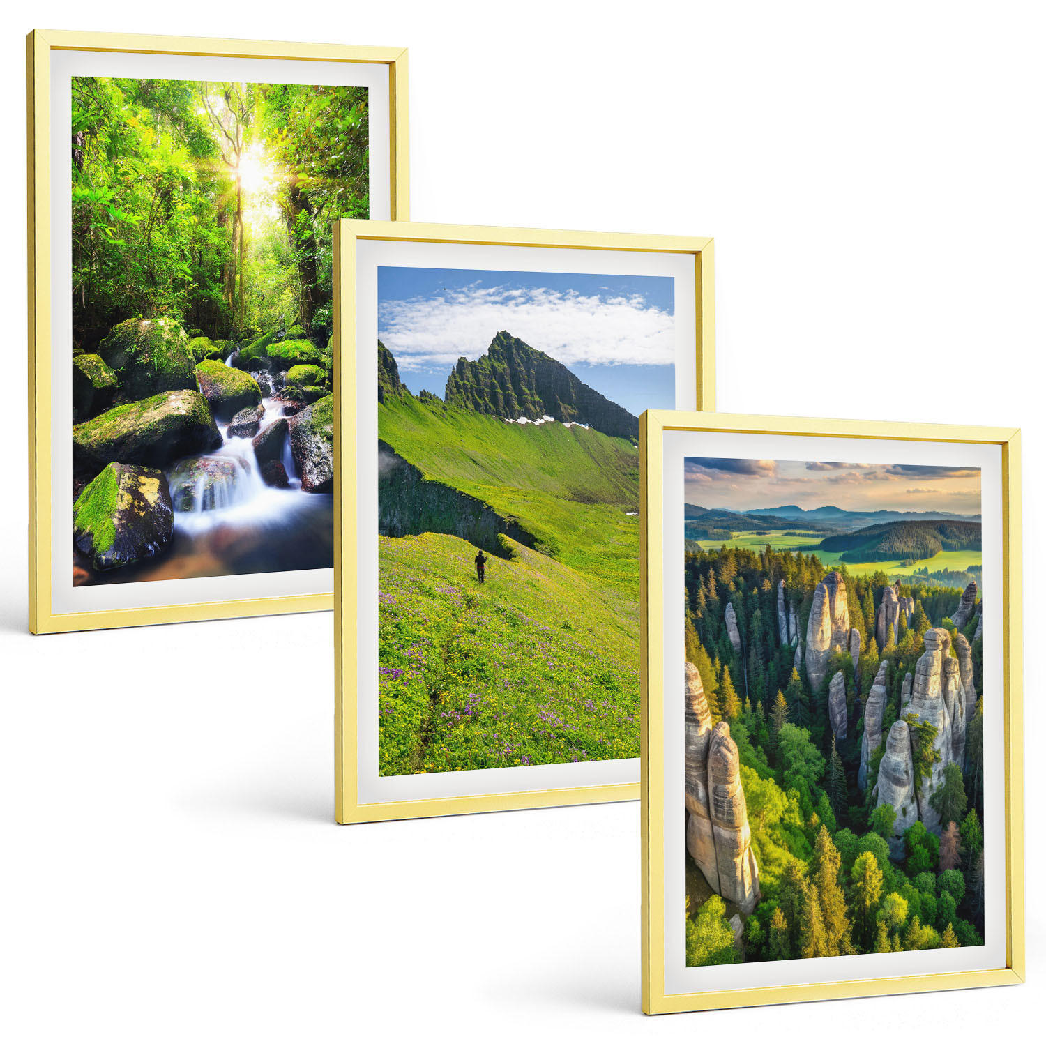 Tulup Bilder Gold 40x60 cm