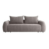 SOFA MUNDUK mit Schlaffunktion, Grau - Grau, Textil (250/98/100cm) - Fedve