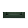 SOFA Ruby aus strukturiertem Stoff grün 3 Sitzplätze - Grün, Textil (93/69/232cm) - Micadoni