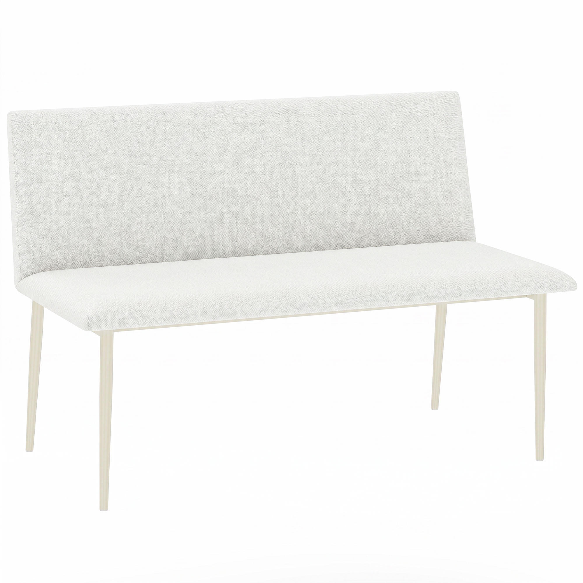 ESSZIMMERSTUHL Stoff in Leinenoptik Beige - Beige, Textil/Metall (61.5/85/120cm) - HOMCOM