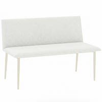 ESSZIMMERSTUHL Stoff in Leinenoptik Beige - Beige, Textil/Metall (61.5/85/120cm) - HOMCOM