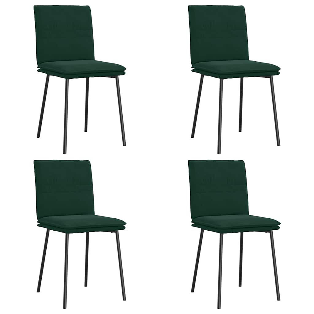 Deluke Esszimmerstühle Dunkelgrün 90x83x54 cm
