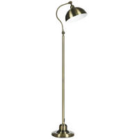 STEHLEUCHTE 152cm Stehlampe Retro Bogenlampe Messingoptik Verstellbar Wohnzimmer - Goldfarben, Metall (42/25.5/152cm) - Raelunyi