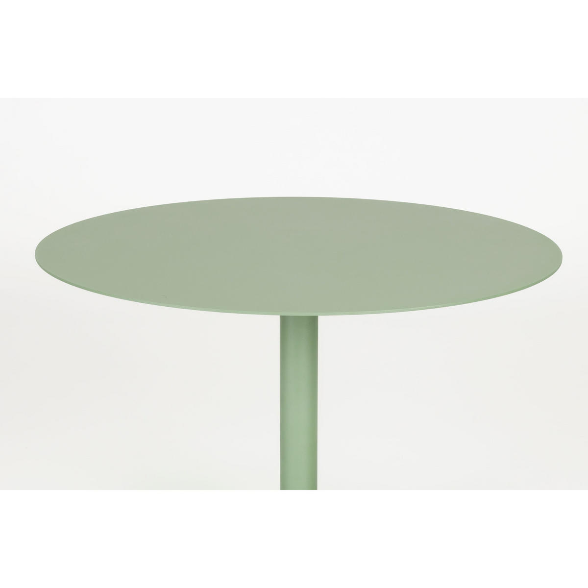 BISTROTISCH Snow Rund 57 cm Metall Grün - Grün, Metall (57/57/75cm) - Zuiver