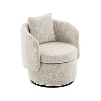 SESSEL 360° drehbar mit Stauraum, DE-42204, Blau - Creme, Holzwerkstoff (66.5/76/72.5cm) - ComfortXL