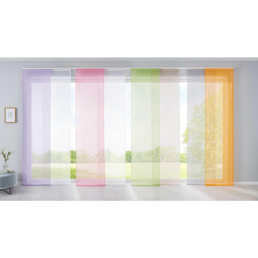 Thumbnail - Gardinenbox Vorhang, Weiß, Textil, 60x245 cm, Oeko-Tex® Standard 100, Wohntextilien, Gardinen & Vorhänge, Schiebegardine...