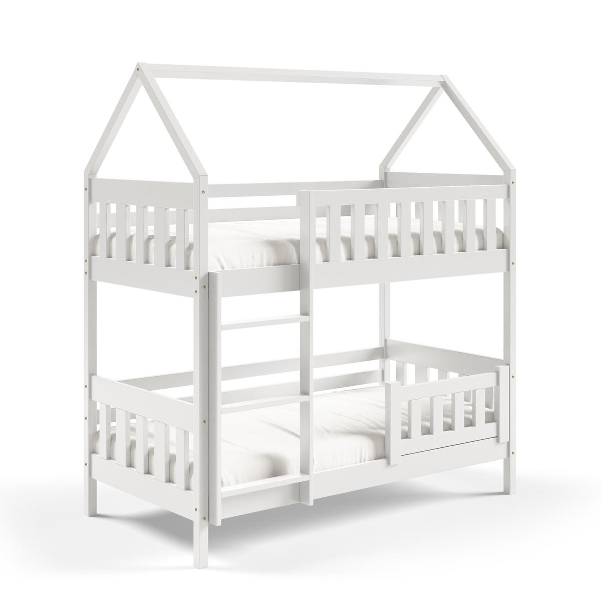 ETAGENBETT ELENA 80x190 cm Weiß - Weiß, Holz (80/190cm) - MASSENO