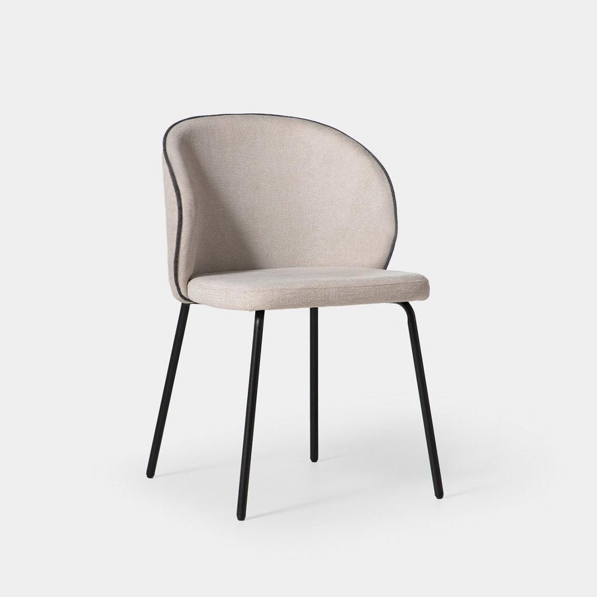 ESSZIMMERSTUHL Norah Beige 49 cm x 80 cm - Beige, Textil (49/80/56cm) - Klast Home