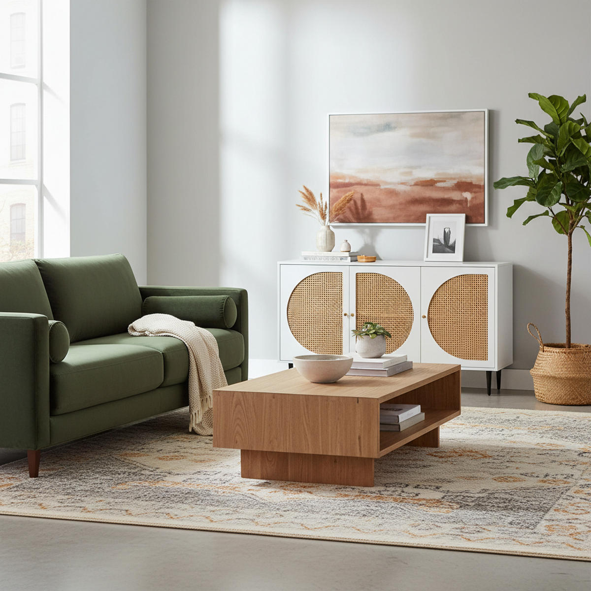 SIDEBOARD Weiß 129,8/40/76 cm - Weiß, Holzwerkstoff/Metall (40/76/129.8cm) - Urban Meuble