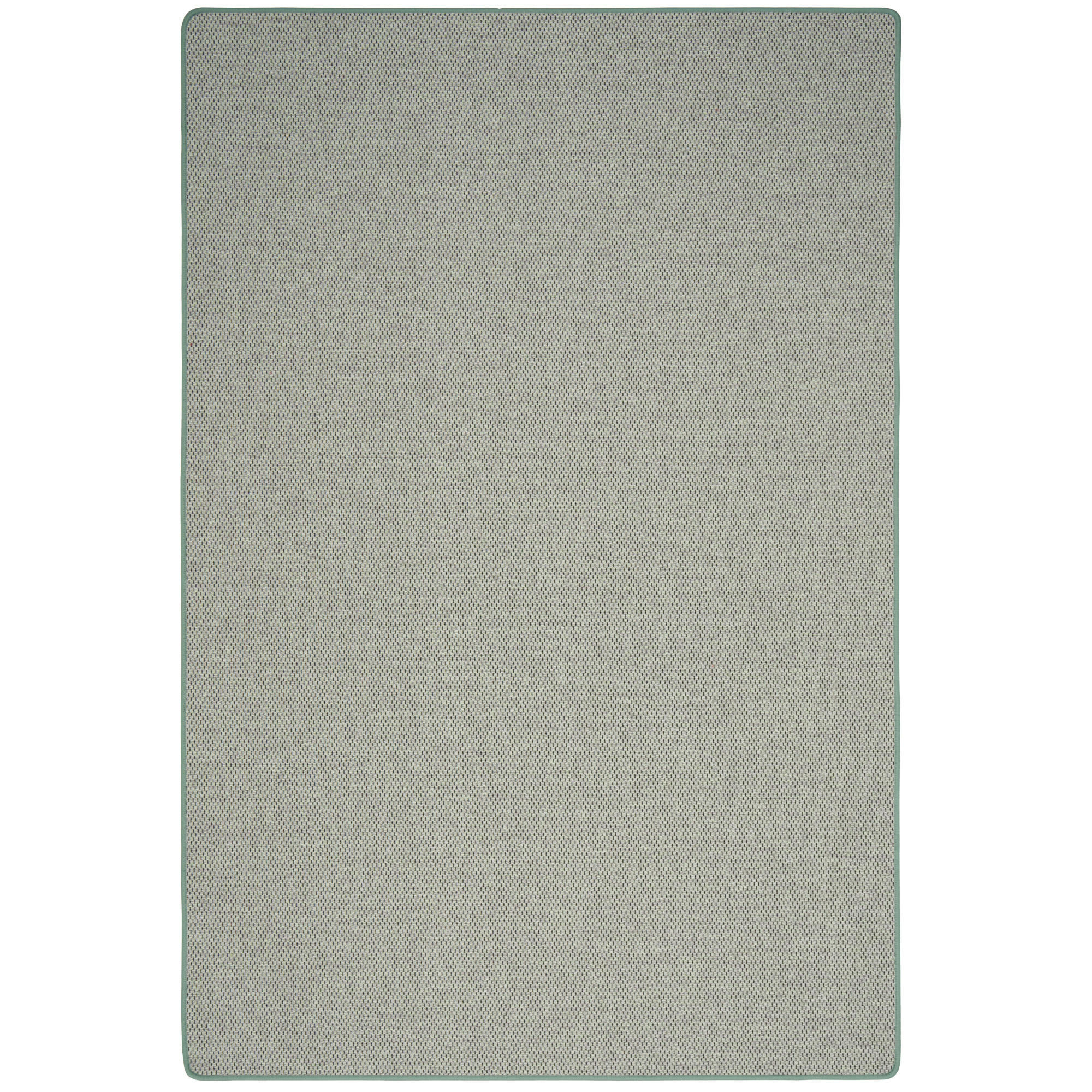 FLACHGEWEBE NATUR TEPPICH BENTZON - Mintgrün, Textil (133/133cm) - Snapstyle