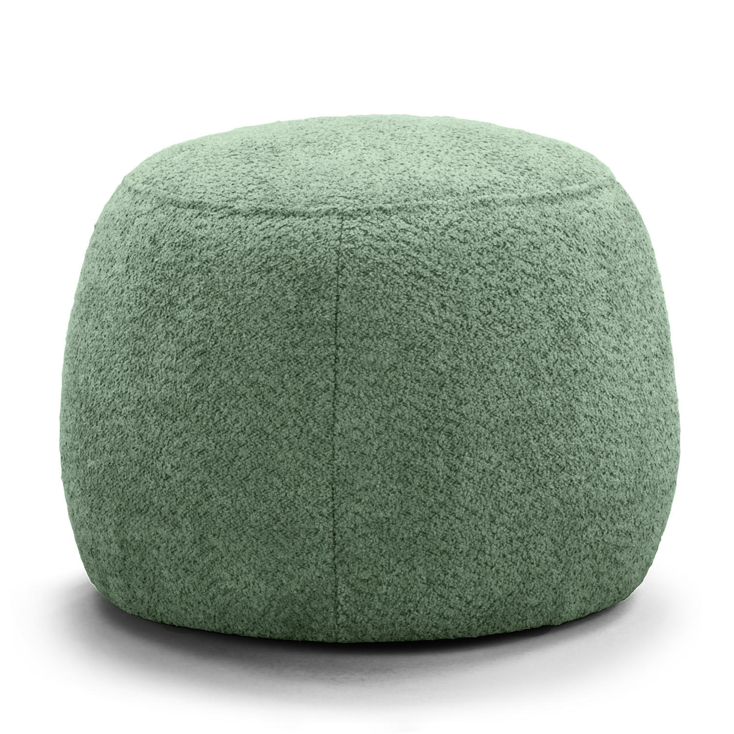 POLSTERHOCKER - Pastellgrün/Schwarz, Textil (59/45/59cm) - home24