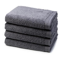 HANDTUCH Superwuschel 4er-Set - Grau, Textil (50/100cm) - MÖVE
