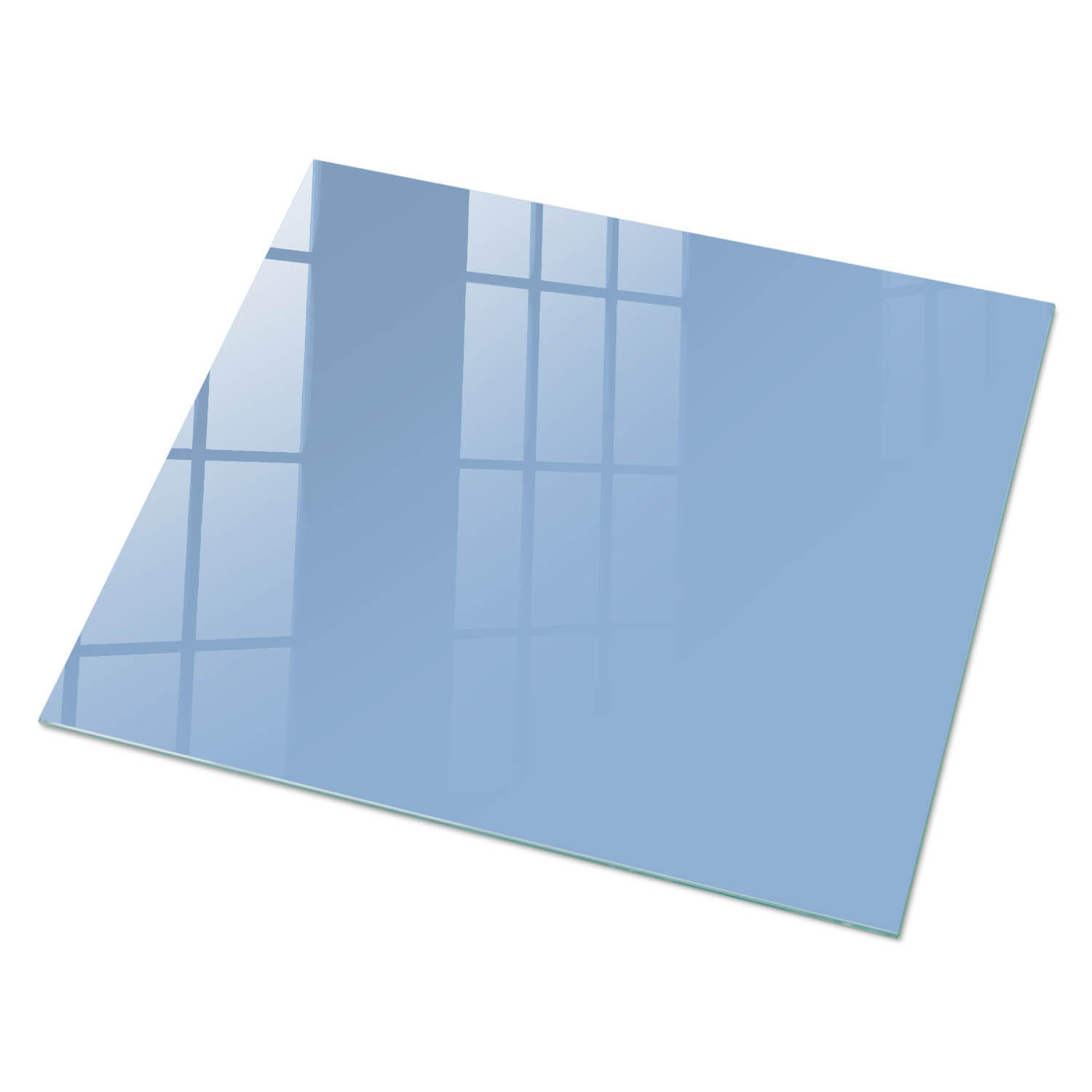 GLASPLATTE 80x60 cm – Babyblau - Pink, Glas (0.4/80/60cm) - ArtPrintCave