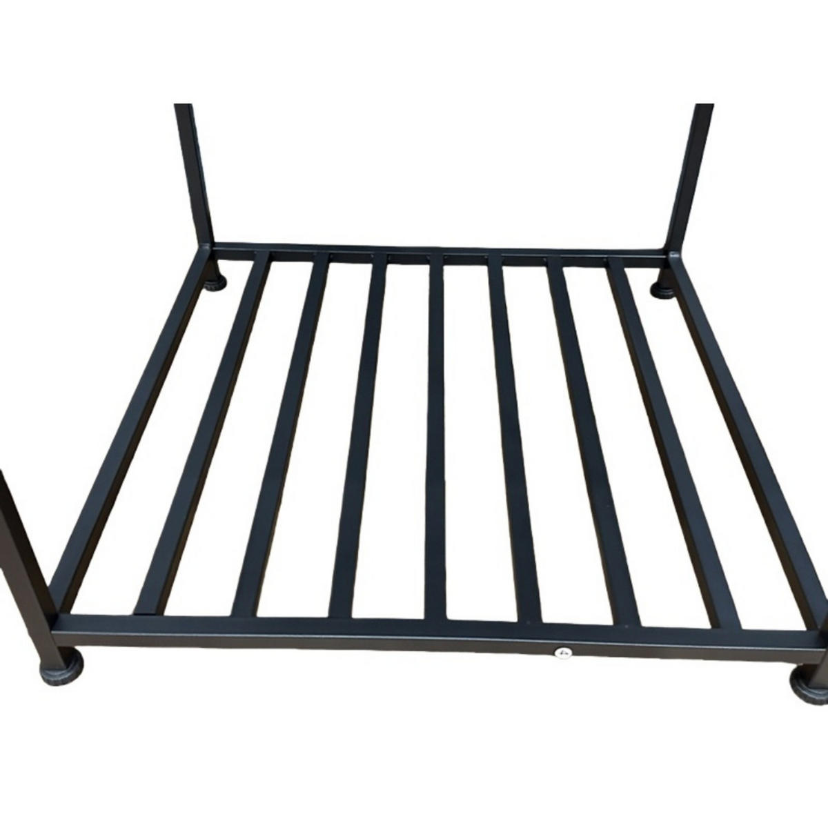 BEISTELLTISCH - Dunkelbraun, Holzwerkstoff/Metall (50.5/50.5/50cm) - Relaxdays