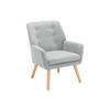 SESSEL - Stoff - Wassergrün - SERINO - Grau, Textil (68/79/65cm) - Vente-Unique