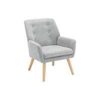 SESSEL - Stoff - Wassergrün - SERINO - Grau, Textil (68/79/65cm) - Vente-Unique