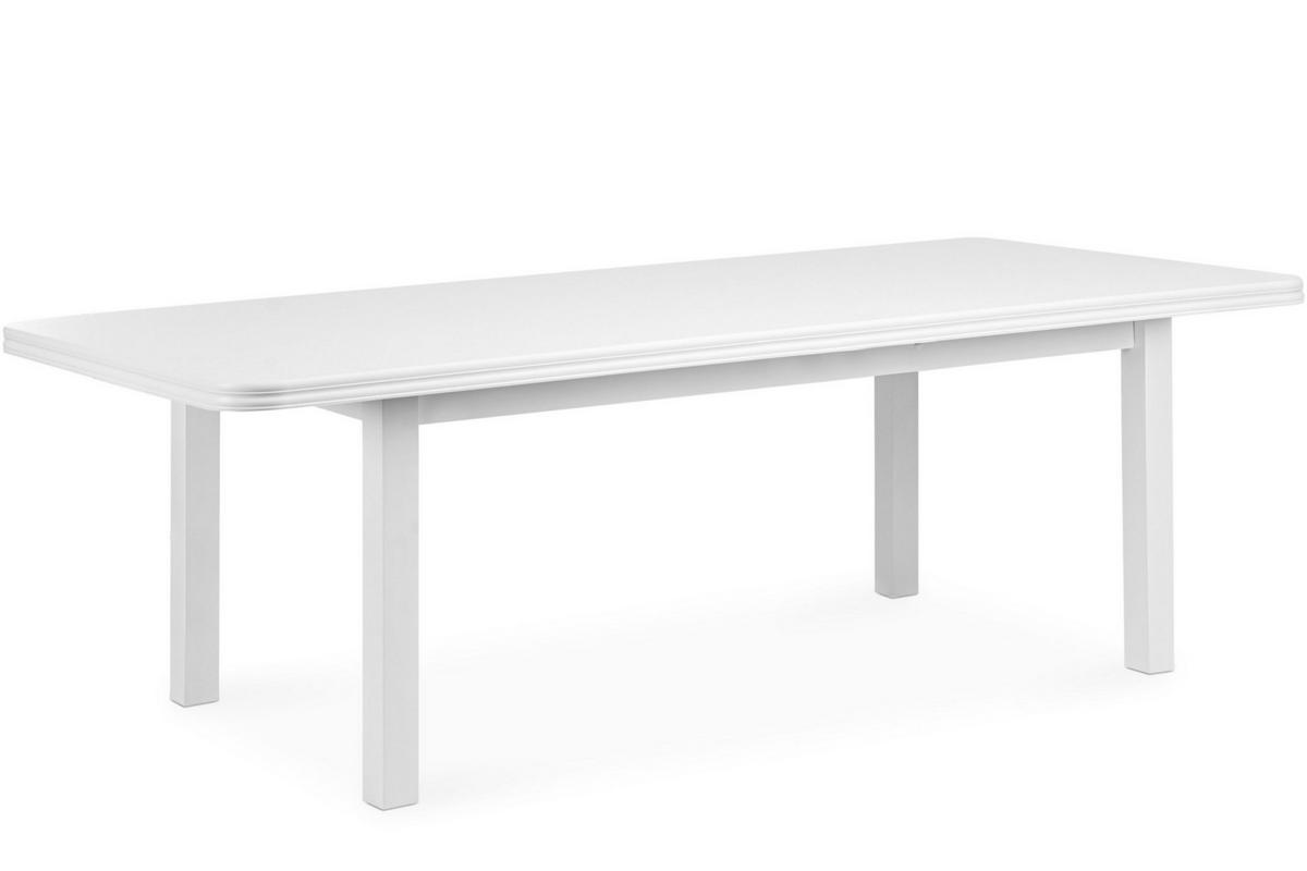 ESSTISCH COSPE ausziehbar bis 220cm, weiß - Eichefarben/Weiß, Holz (140/77/80cm) - KONSIMO®