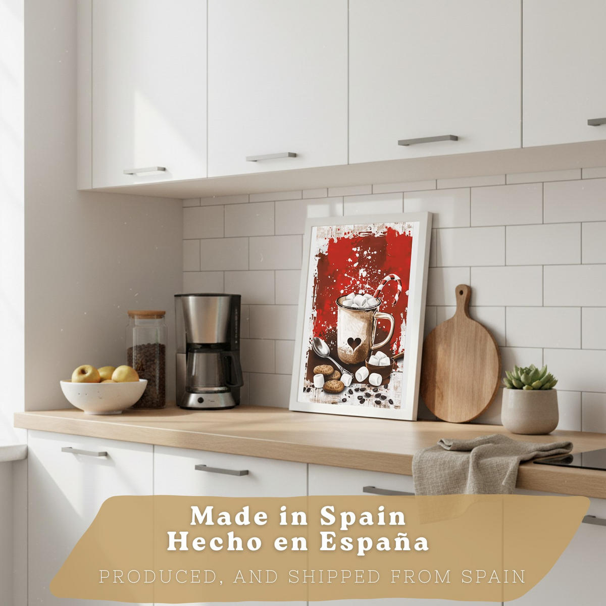 PLAKAT Sada 3 Čokoláda A4 bez rámu - čirá, papír (29.7/1/21cm) - Nacnic