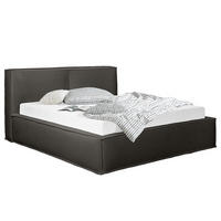 POLSTERBETT - Anthrazit, Textil (220/200cm) - home24