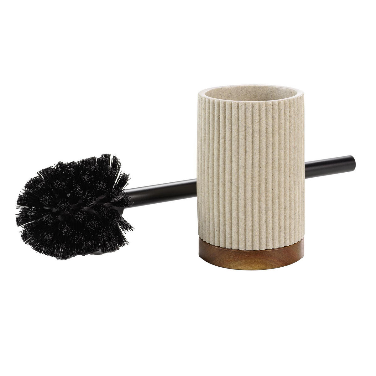 WC-BÜRSTE Niagara 9,1/9,1/38,5 cm - Beige, Kunststoff (9.1/38.5/9.1cm) - Douceur d´intérieur