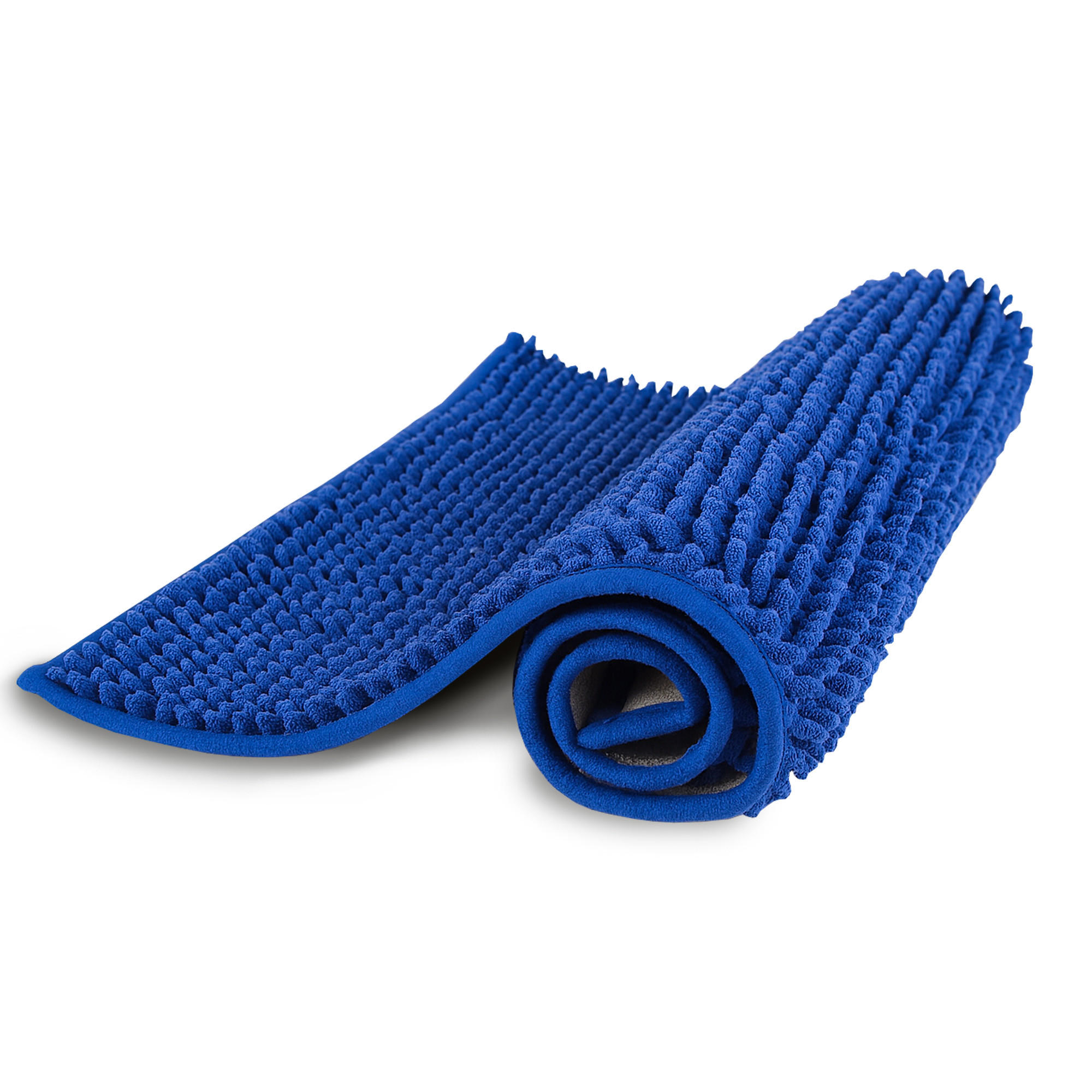Kasanova Badematte Chenille 50x80 Cm Blau - Weich, Waschbar & Stylisch Fürs Badezimmer