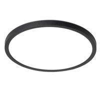 LED-DECKENLEUCHTE Vogtwall 30.0/2.6/30.0 cm - Schwarz, Kunststoff (30/30/2.6cm) - ZMH