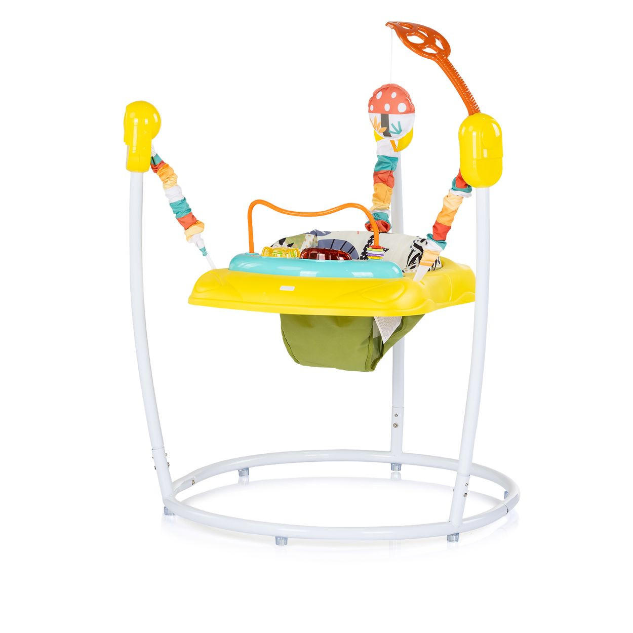 HOPSER Jumpy Car Musik Licht gelb Hängespielzeug Musikpanel verstellbar - Gelb, Metall (66/71/71cm) - Chipolino