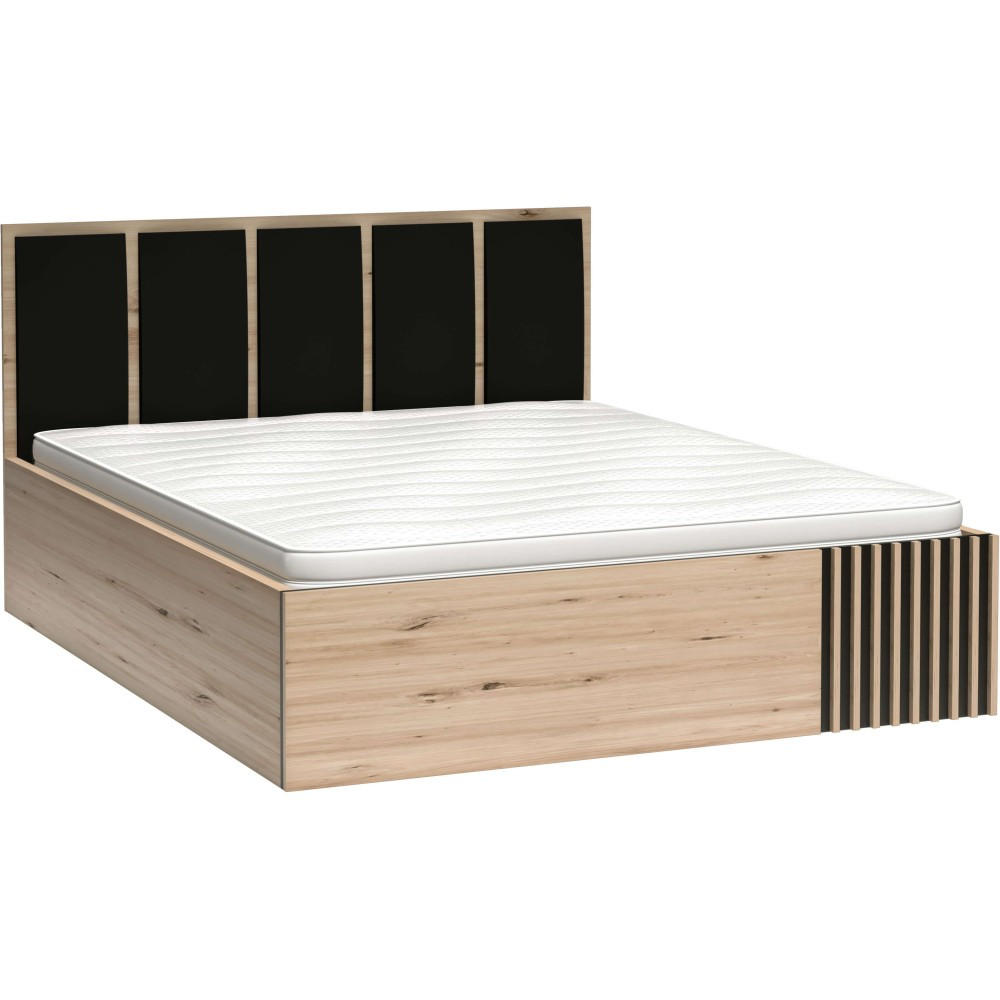Beautysofa Bett Eiche Artisan 140x200 cm