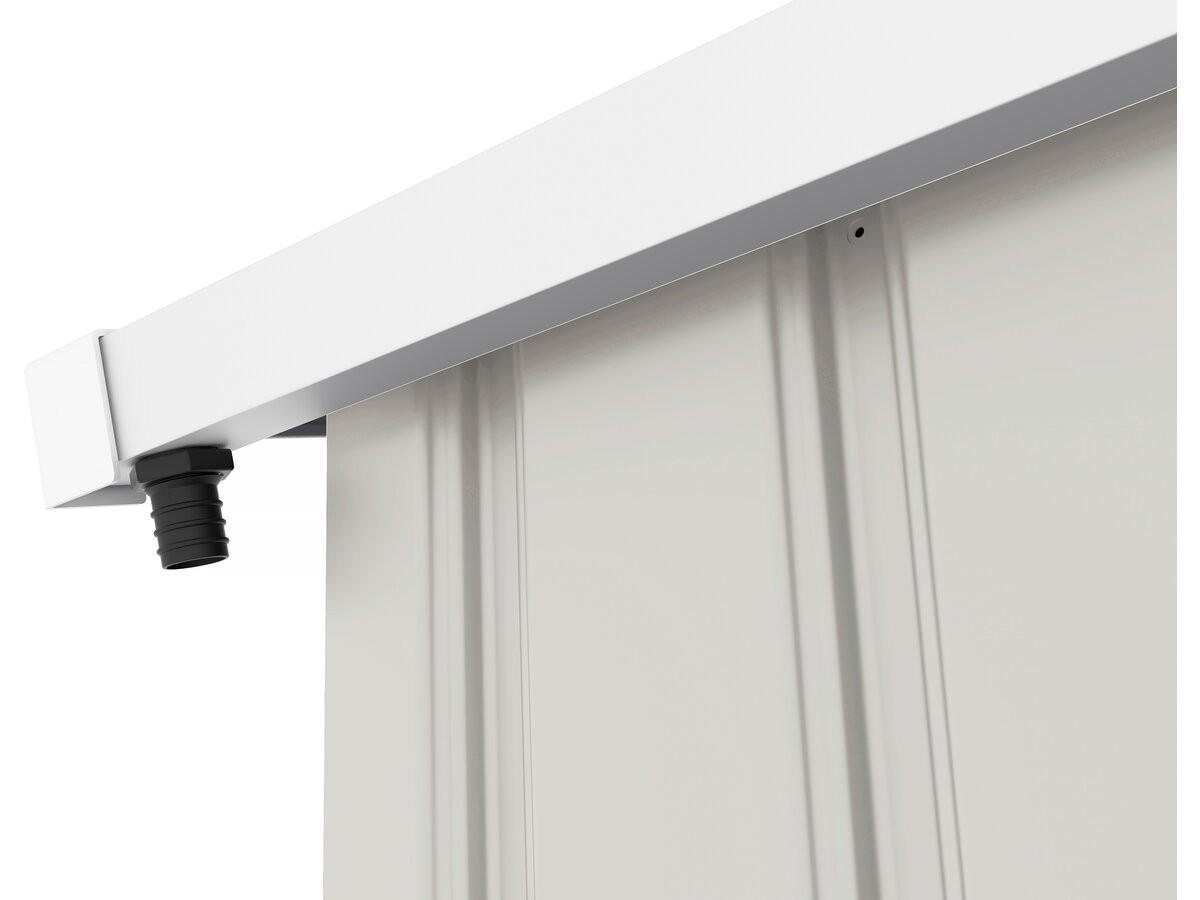 METALL-GARTENHAUS nebraska beige - Beige, Metall (267/202/181cm) - Habitat Garten