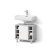 WASCHBECKENUNTERSCHRANK Fucino Beton 60 x 54 cm - Schieferfarben, Holzwerkstoff (60/54/32cm) - Livinity®