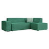 ECKSOFA Lordin Premium, Seite: Rechts - Grün, Holz/Textil (267/205cm) - MIRJAN24