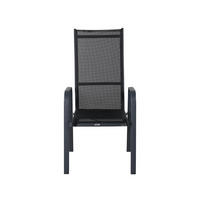 ARMLEHNENSTUHL - Schwarz - PVC - 57 x 110 x 65 cm - Schwarz, Kunststoff (57/110/65cm) - home24