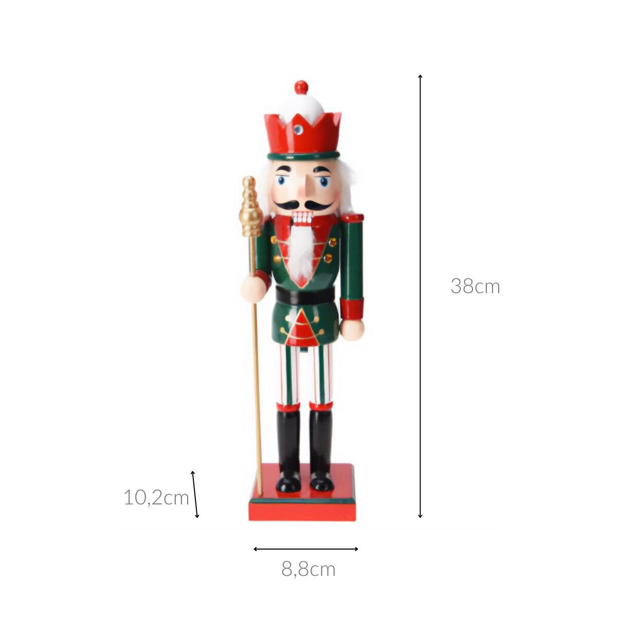 NUSSKNACKER Kiefernholz 38 cm - Multicolor, Holz (8.8/38/10.2cm) - Home Styling Collection
