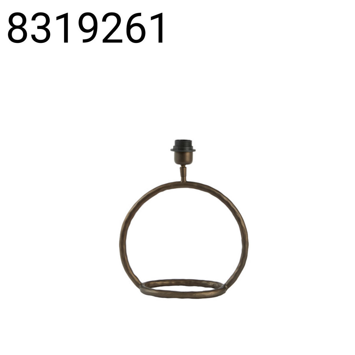 LAMPENFUSS Elioro - Braun - 29.5/13/29 cm - Braun, Metall (29.5/13/29cm) - Light & Living