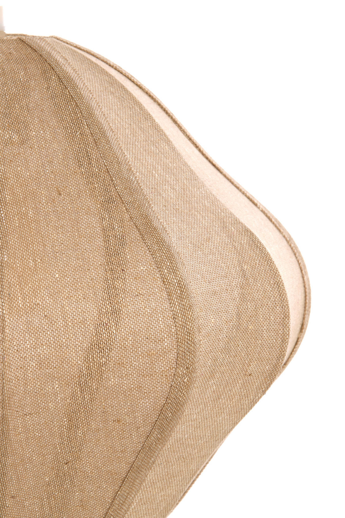HÄNGELAMPE Sukau Braun Ø50/40,5 cm - Beige, Textil (50/50/40.5cm) - Light & Living