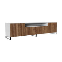 LOWBOARD VAREN 200/41/40 cm, Stand-TV-Schrank Eiche Artisan / Eichefarben - Eichefarben/Braun, Holzwerkstoff (200/41/40cm) - MASSENO