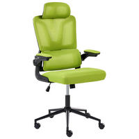 BÜROSTUHL Grün Kryos - Grün, Textil (64/116/64cm) - Beliani
