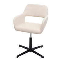 HOMEOFFICE-BÜROSTUHL Cremeweiß - Weiß, Textil (65/89/65cm) - MCW