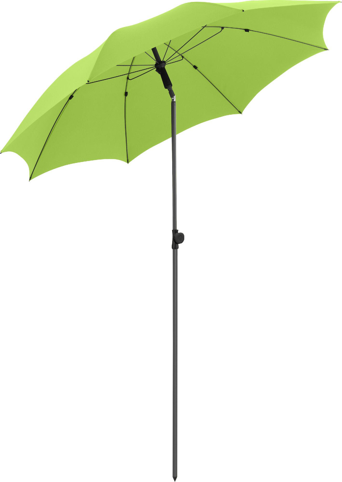 SONNENSCHIRM 180/180/126 cm - Grün, Kunststoff (180/180cm) - FARE