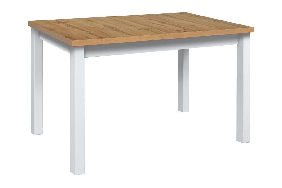 ESSTISCH Max 5, 120-150/80 cm, wotan - Eiche Wotan/Weiß, Holz (80/120/78cm) - Leaf Design