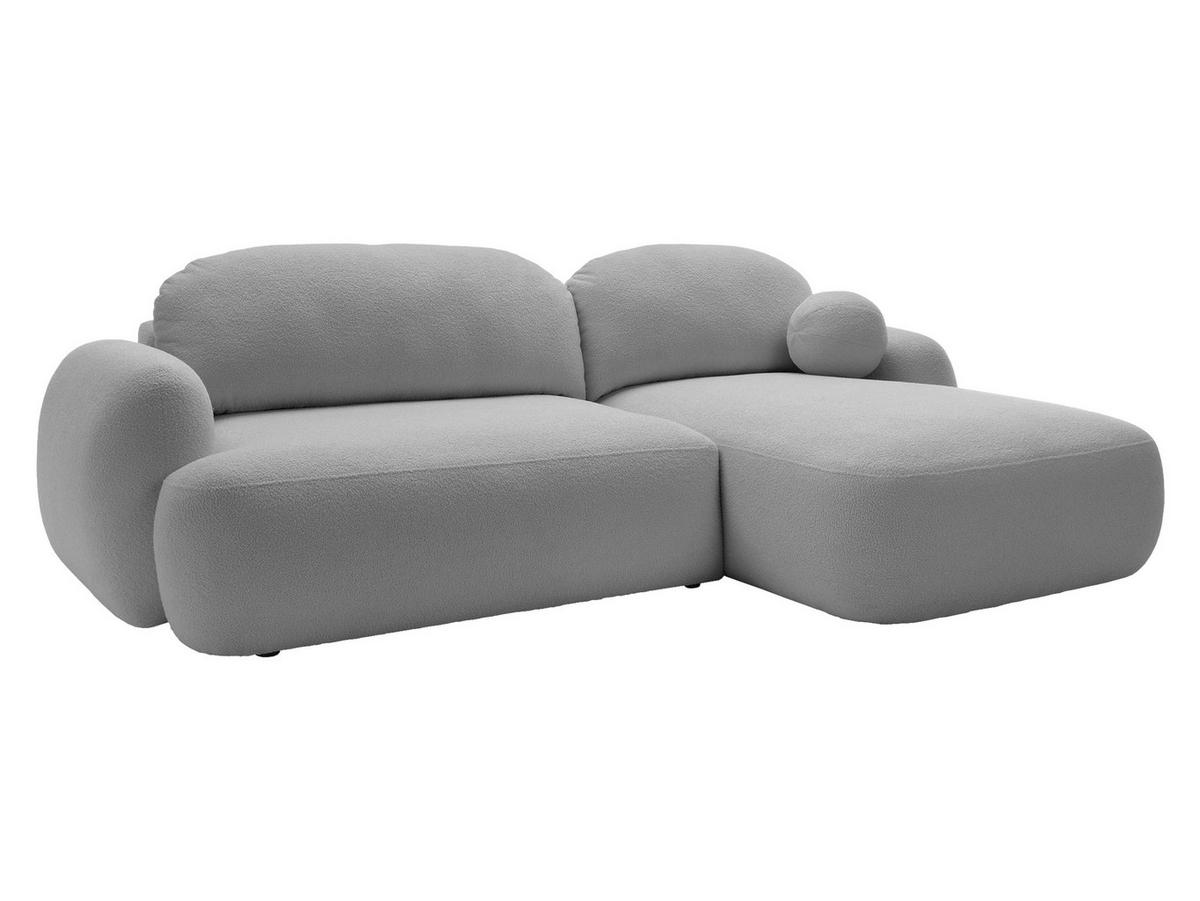 ECKSOFA Mayo, Seite: Rechts - Hellgrau/Schwarz, Holz/Kunststoff (275/175cm) - MIRJAN24